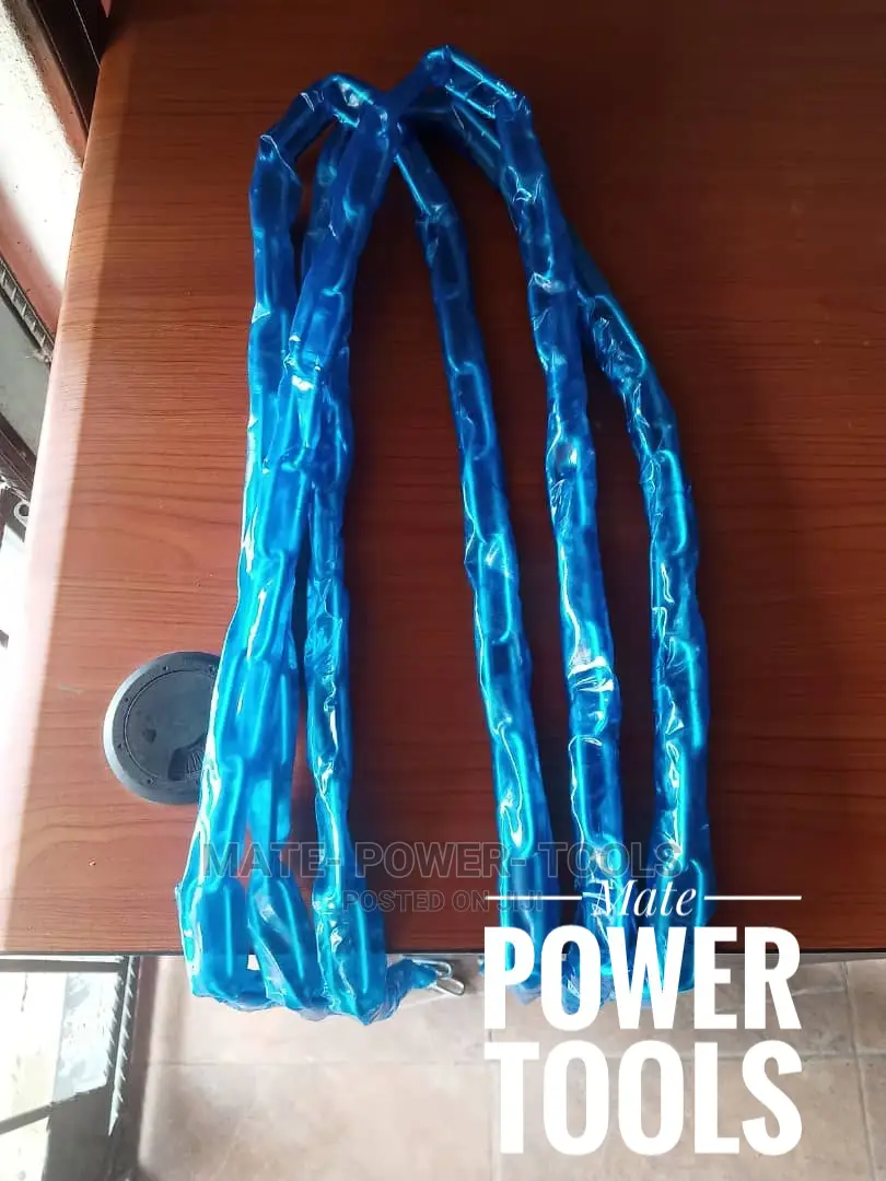 Blue PVC Sleeved Security Chain 5mm × 8ft