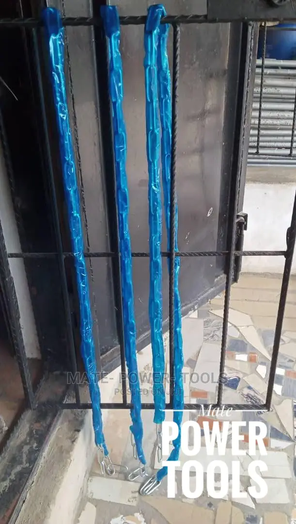 Blue PVC Sleeved Security Chain 5mm × 8ft