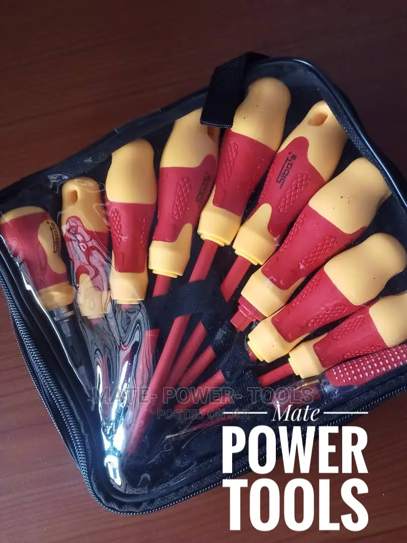 Mixed Vde Electricians Screwdriver Set - 10 Per Pack