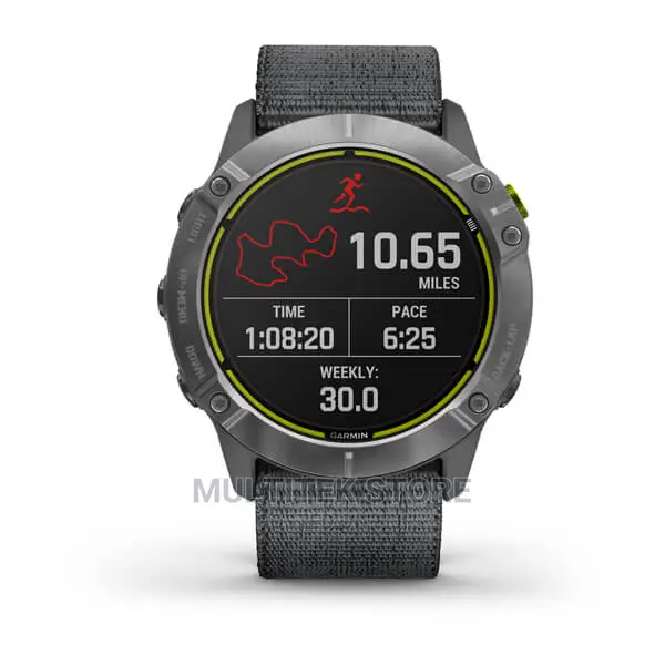 Garmin Enduro Steel With Gray Ultrafit Nylon Strap
