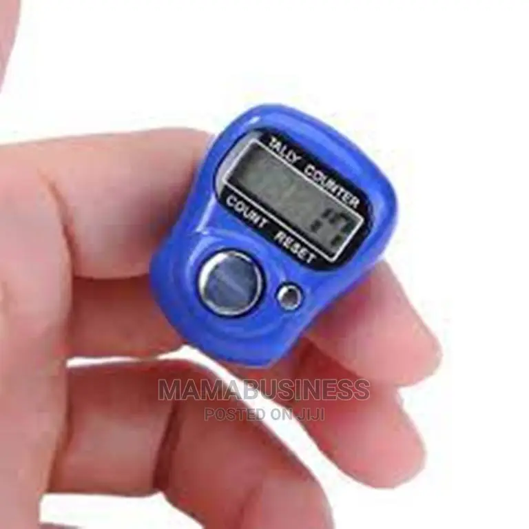 Digital Figure LCD Screen Tally Counter (Blue)