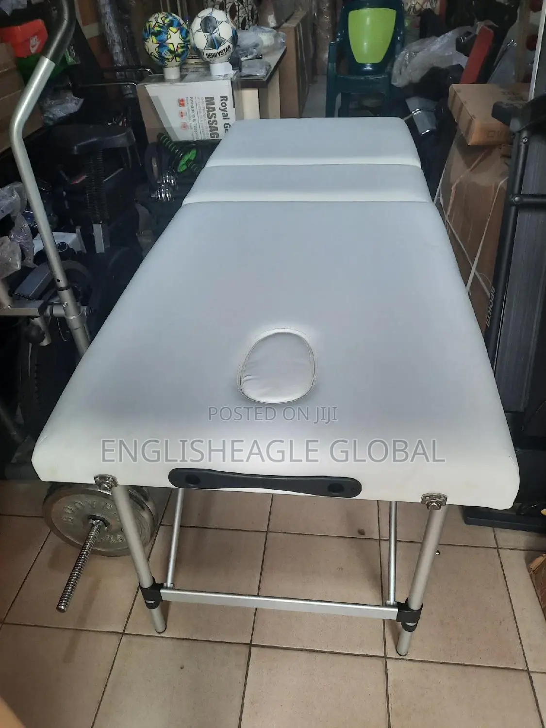 Iron Leg Massage Bed