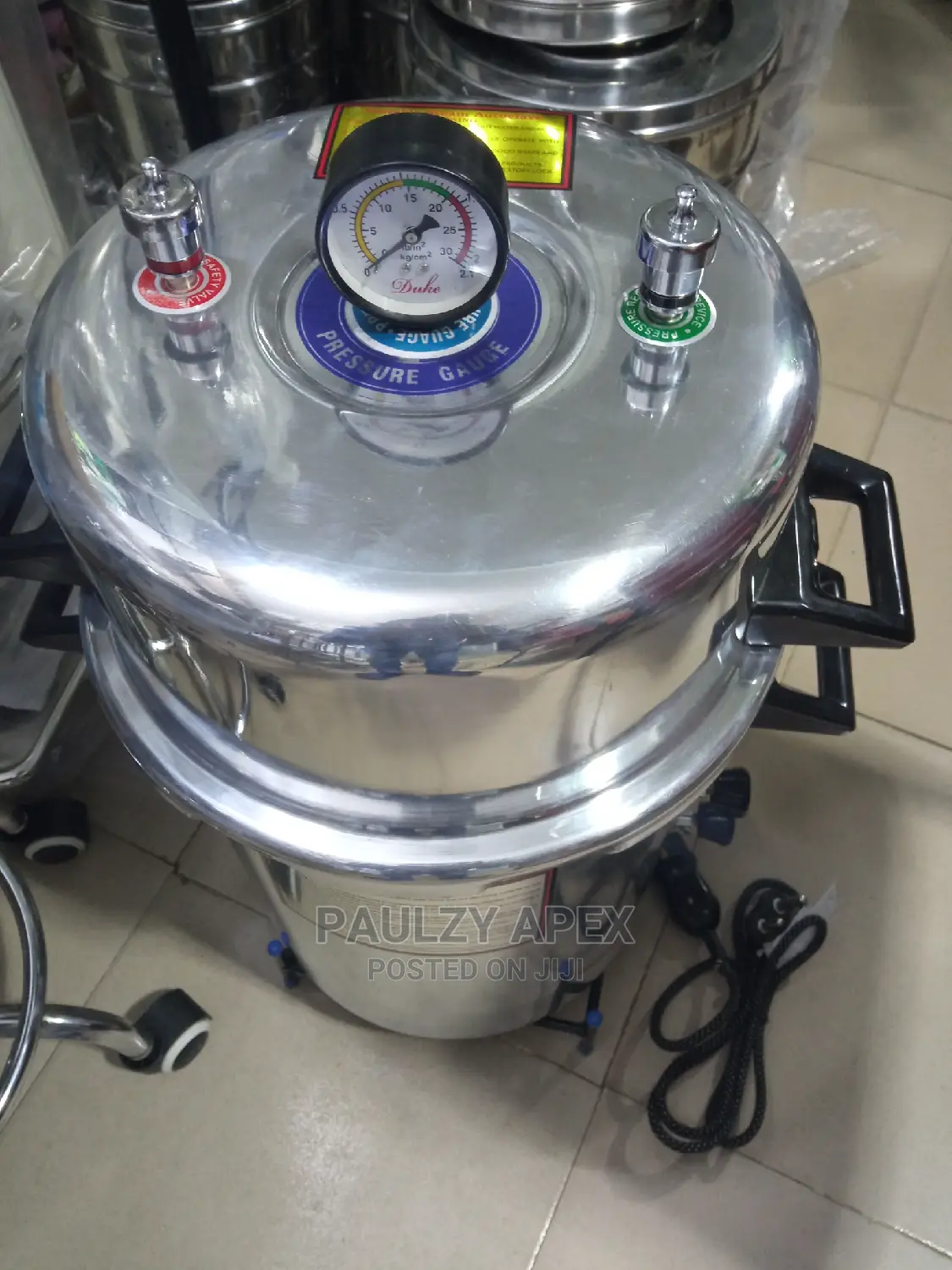 Cooking and Electric Autoclave With Drum 40litres (2 in 1)