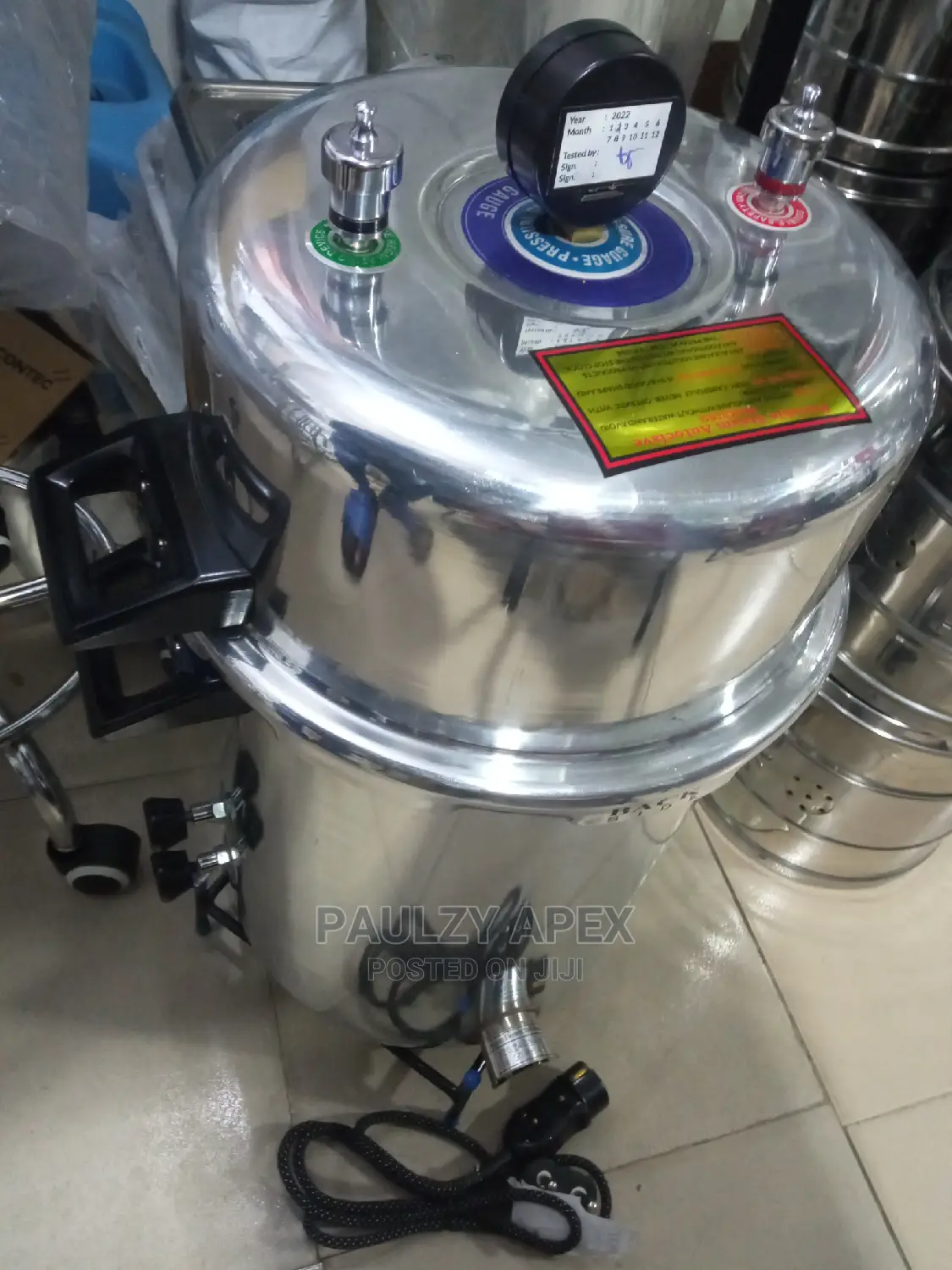 Cooking and Electric Autoclave With Drum 40litres (2 in 1)