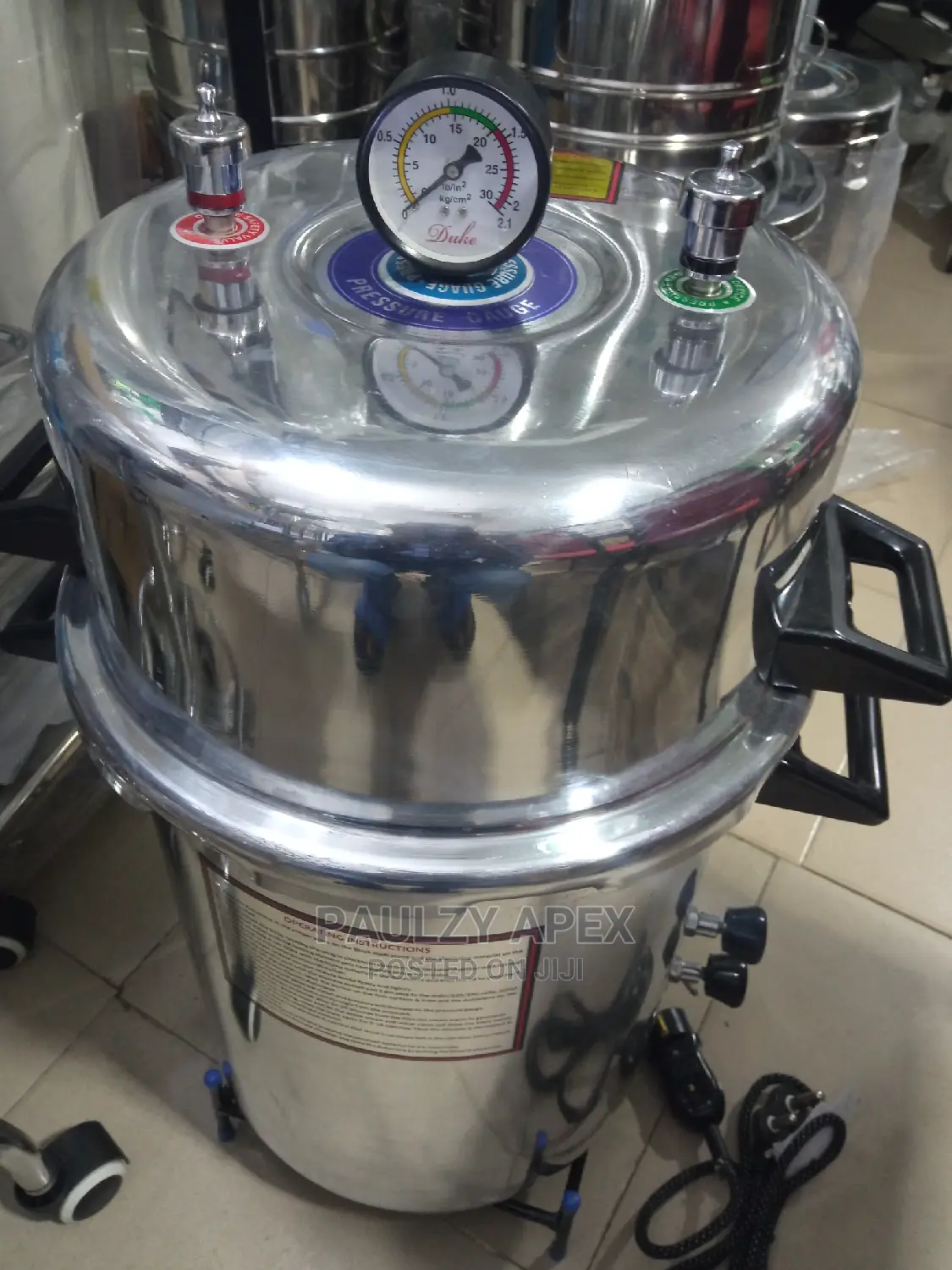 Cooking and Electric Autoclave With Drum 40litres (2 in 1)