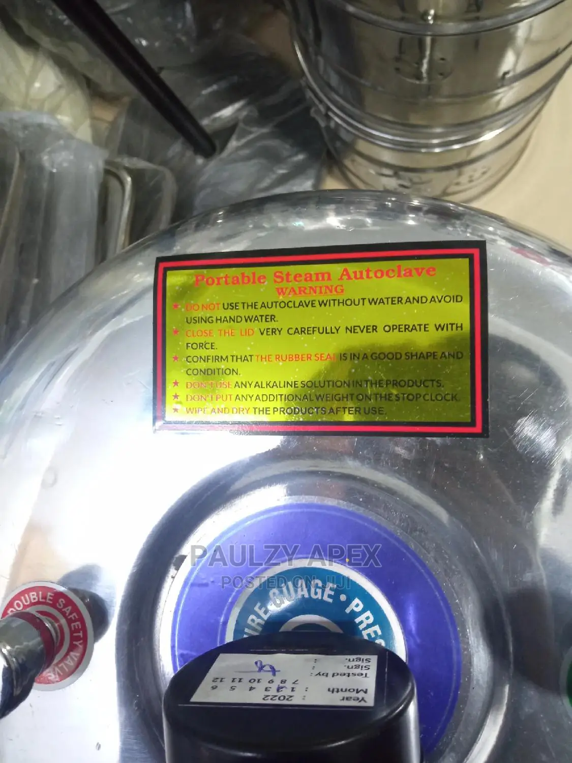 Cooking and Electric Autoclave With Drum 40litres (2 in 1)