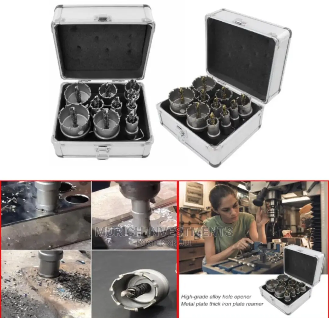 10pcs/Set 16-53mm TCT Hole Saw Drill Bit Sets Alloy Carbide