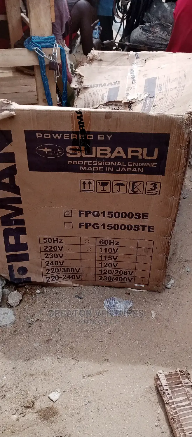 Firman Subaru Sound Proof Generator 10.0kva/12.0kva,Japan