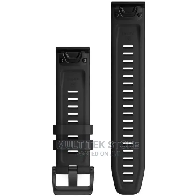 Garmin Quickfit 22 Watch Band Black Silicone