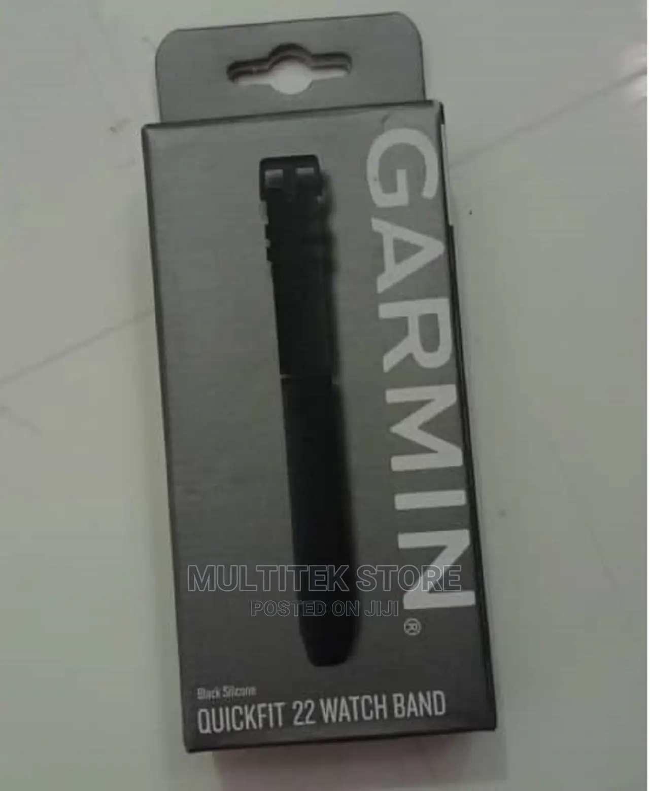 Garmin Quickfit 22 Watch Band Black Silicone