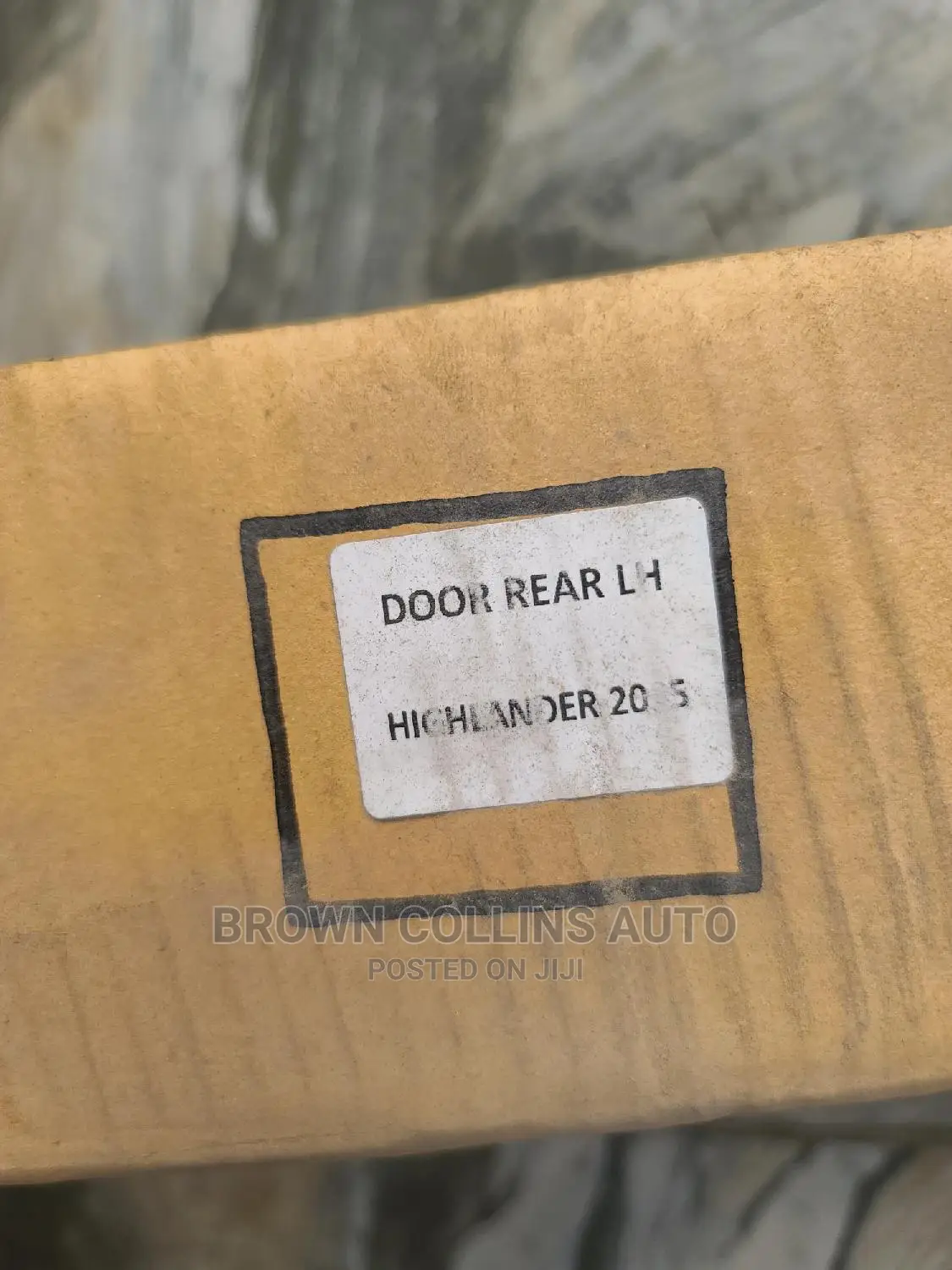 Back Rear Door Highlander 2014-2018