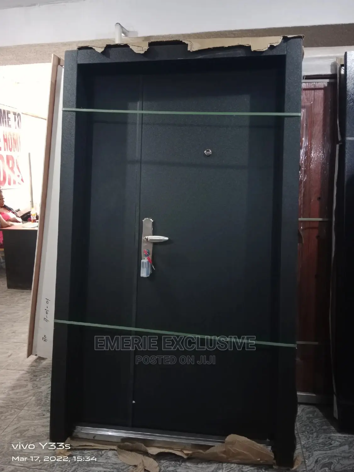 4ft: Entrance Steel Door 9 Inches Frame