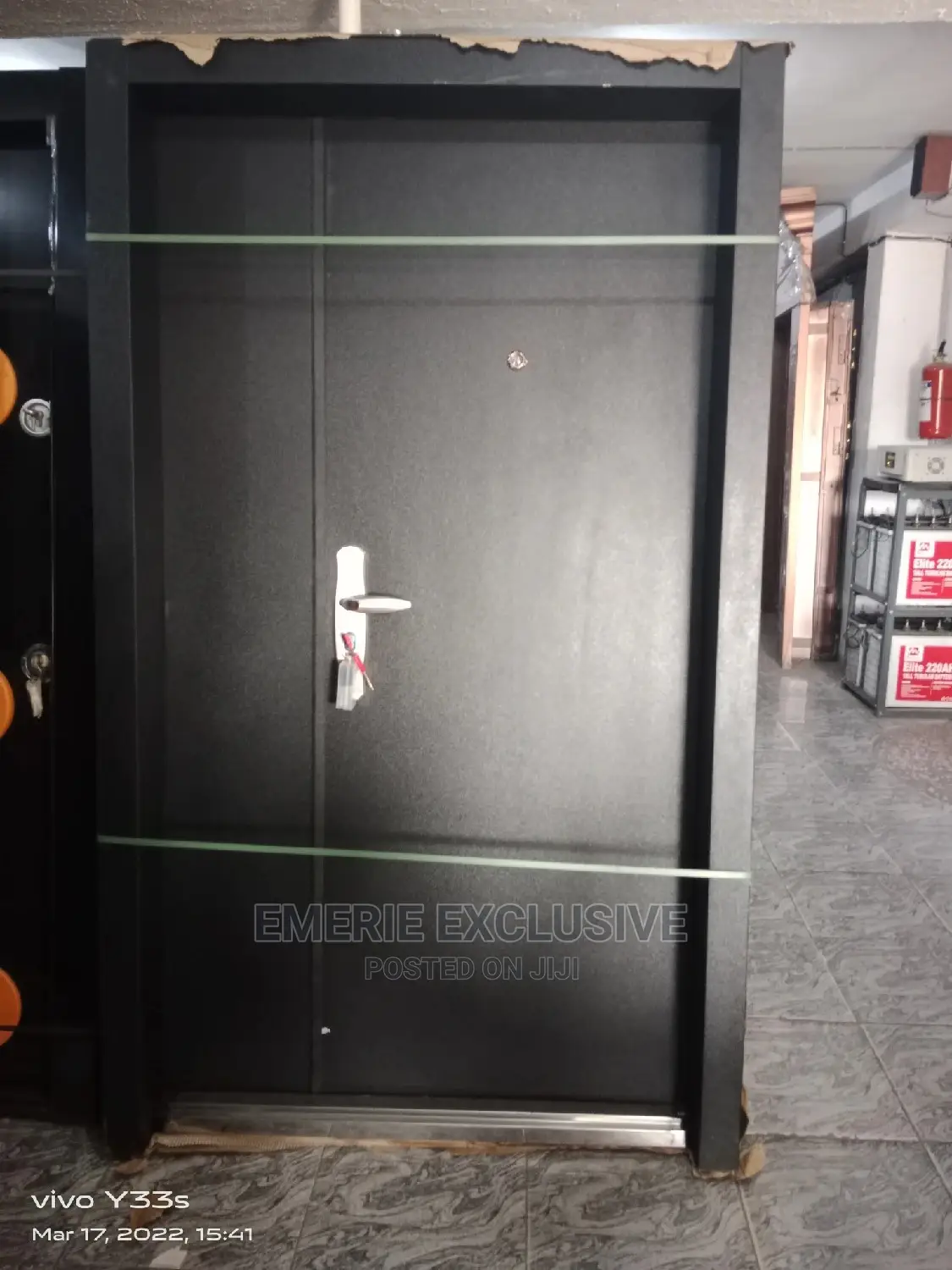 4ft: Entrance Steel Door 9 Inches Frame