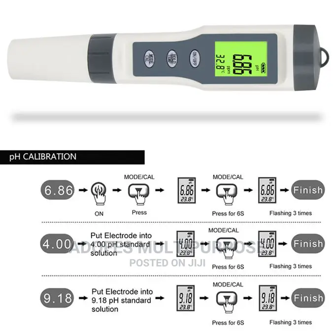 Ph / TDS / Temp Water Tester 3 in 1