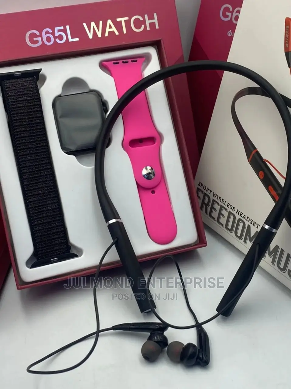 Smart Wristwatch With Bluetooth Hear Piece