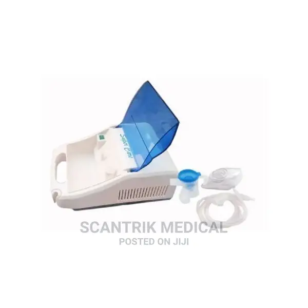 Compressor Nebulizer With Child and Adult Mask (White)