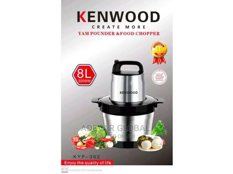 Kenwood 8 Litres Yam Pounder and Food Chopper 3200w