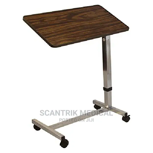 Adjustable Height and Wheels, Fits Over Beds and Bedside,