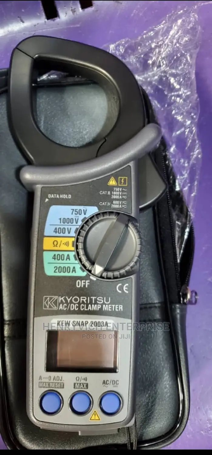 Kyoristu Ac/Dc Digital Clamp Meter 2000a