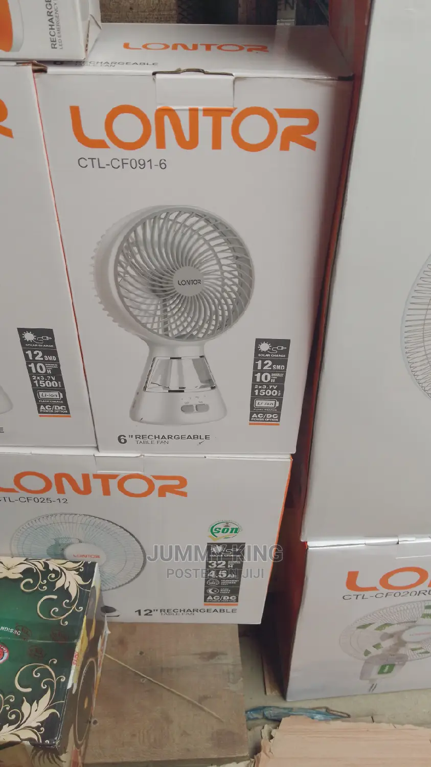 Lontor Rechargeable Standing Fan