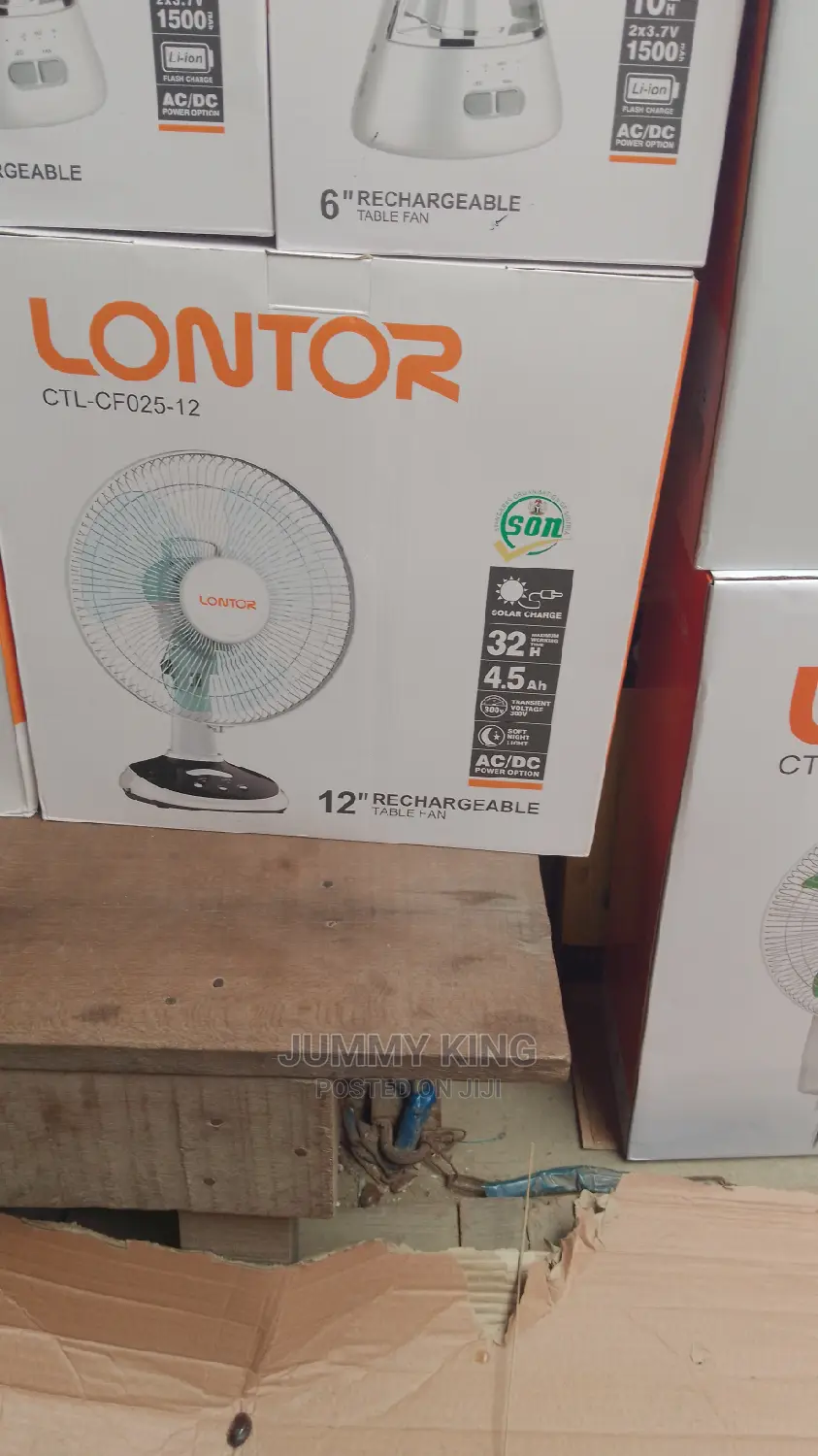 Lontor Rechargeable Fan