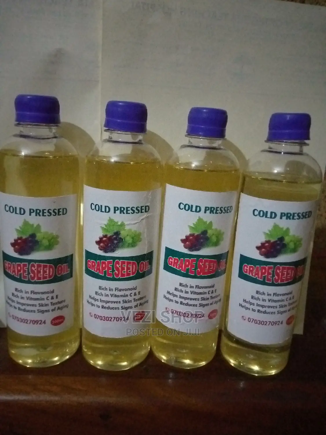 500ml Cold Pressed Grapeseed Oil