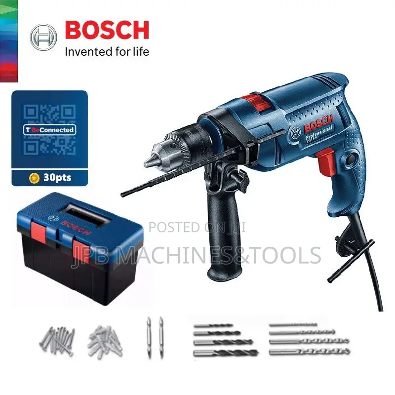 GSB 550 Bosch Drilling Machine With Bits in Fishermen Box