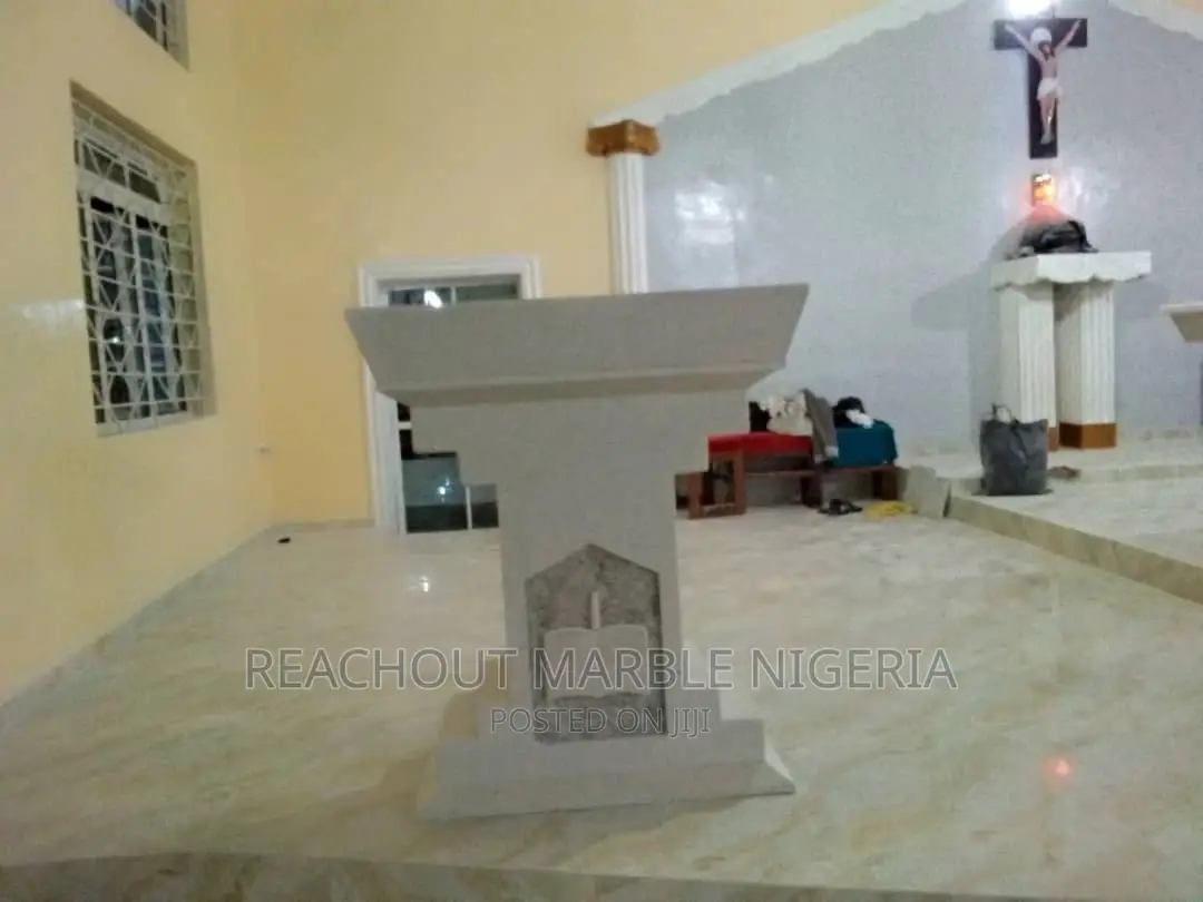 Lectern and Pulpit Fabrication With Marble
