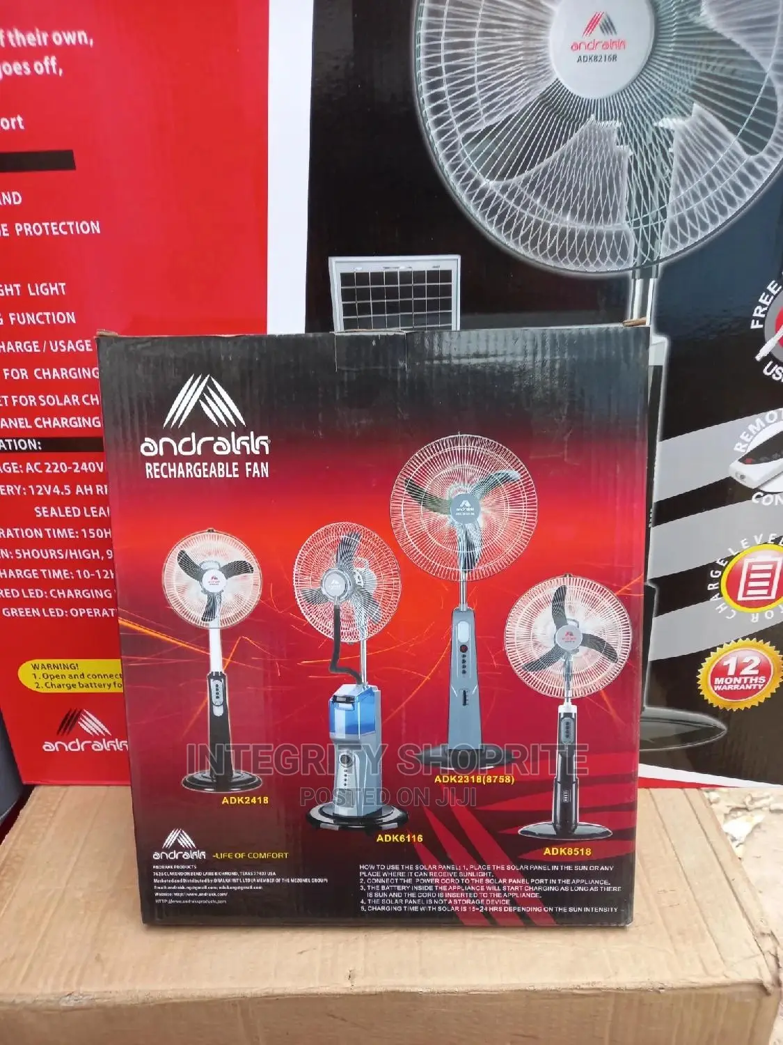 Andrakk 18volts/10watts Mini Solar Panel - ADK18V10W