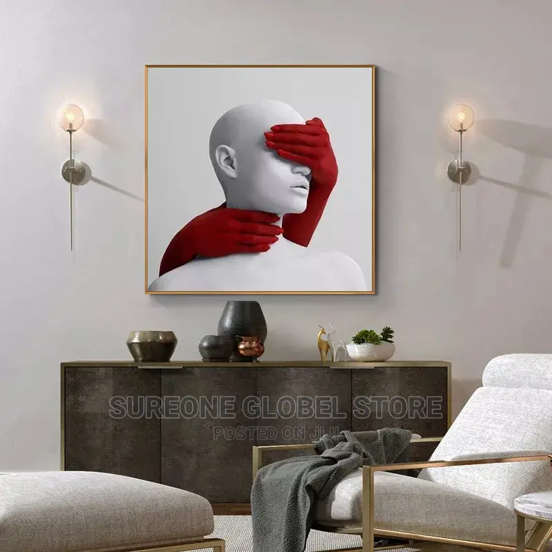 Metal Abstract Figure Statue