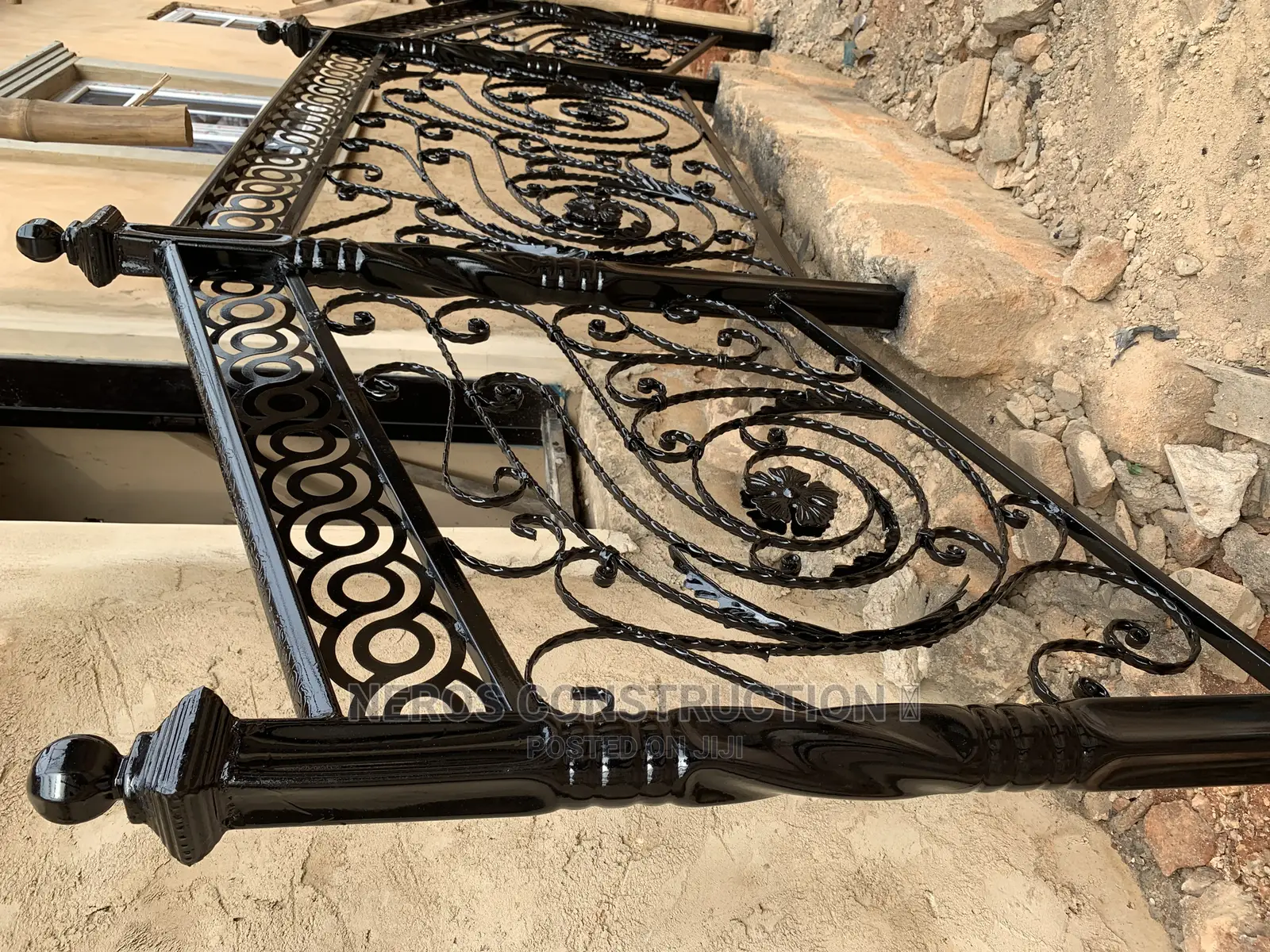 Snail Rail Wrought Iron