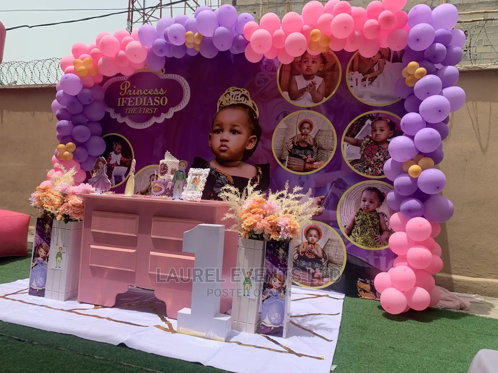Sofia the First Theme Birthday Party Decoration and Planning