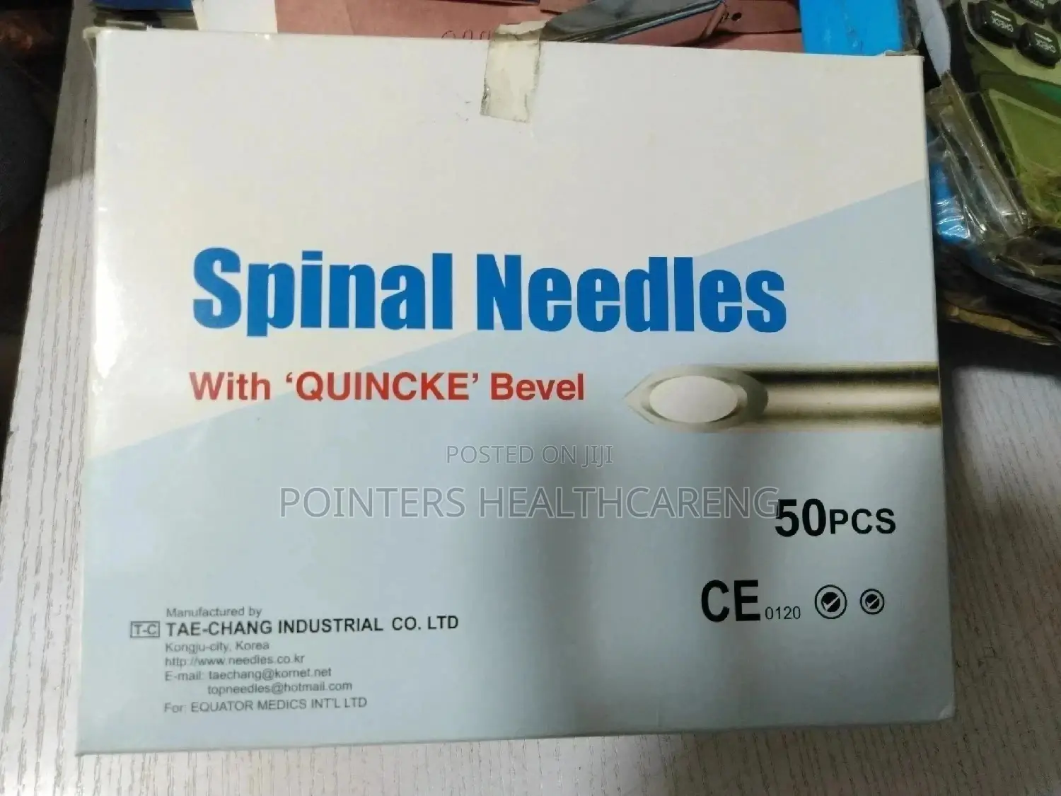 Spinal Needle With Quincke Bevel