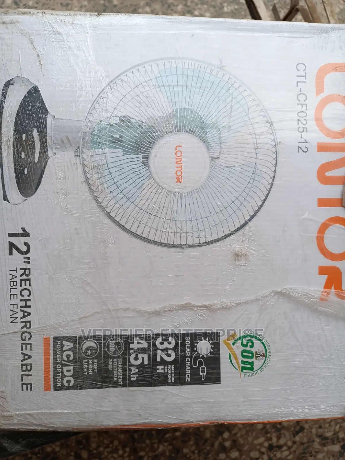 Rechargeable Fan