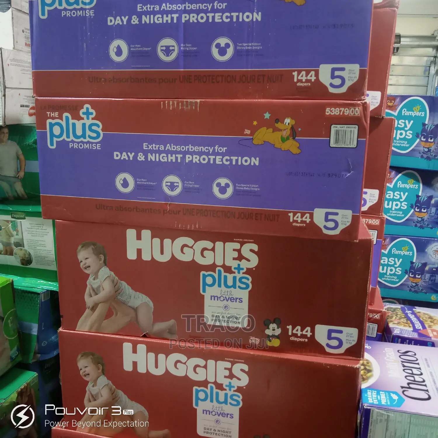 Huggies Little Movers Plus Diapers, Size 5 (144 Count)