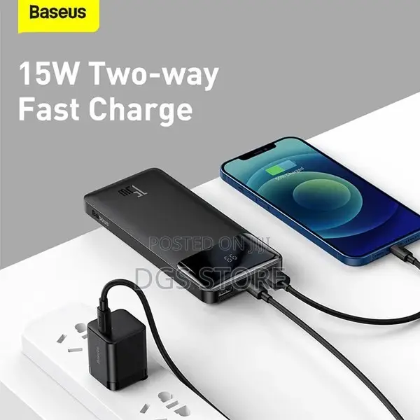 Baseus Bipow Digital Display Power Bank 10,000mah 15w
