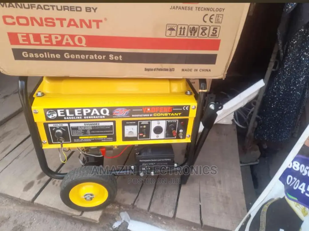 Original 4.5kva Elepaq Kick and Start Generator(100% Copper)