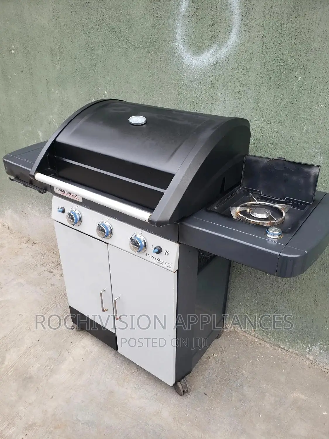 Gas Barbecue Grill BBQ 4burner Gas Grill With Side Stove