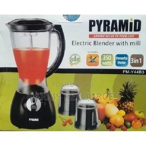 Pyramid 3 in 1 Blender With Grinders