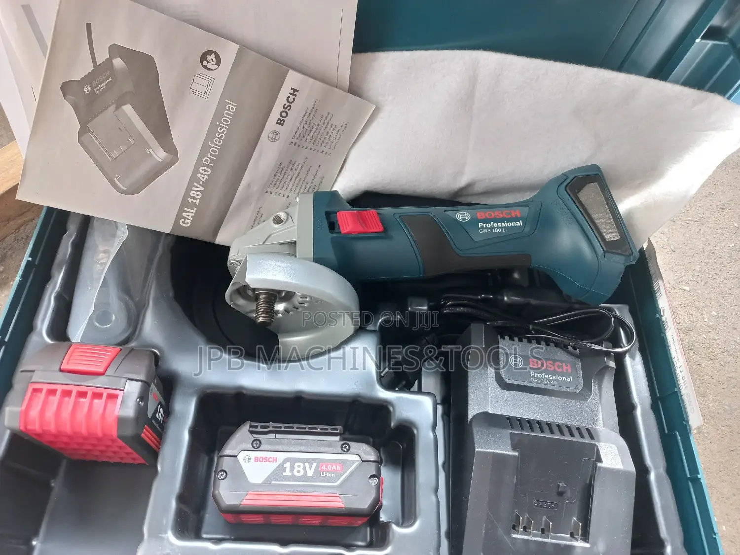 GWS 180-Li Bosch Cordless Grinding and Cutting Machine