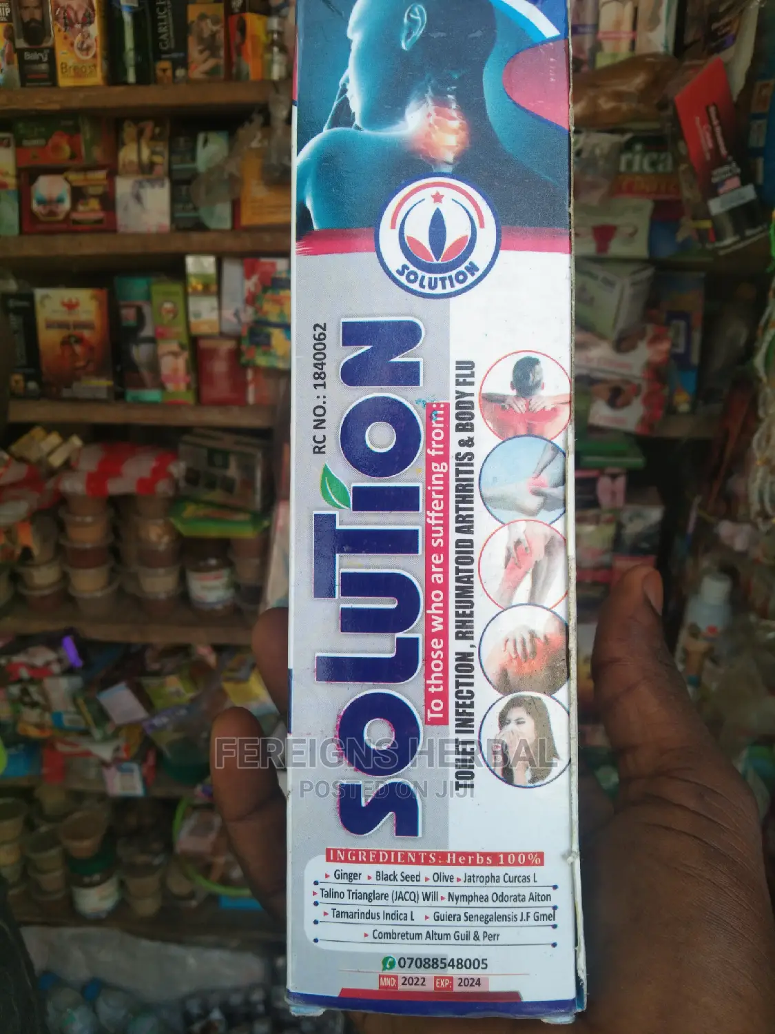 SOLUTION for Toilet Infection, Rheumatoid Arthritis,Body Flu