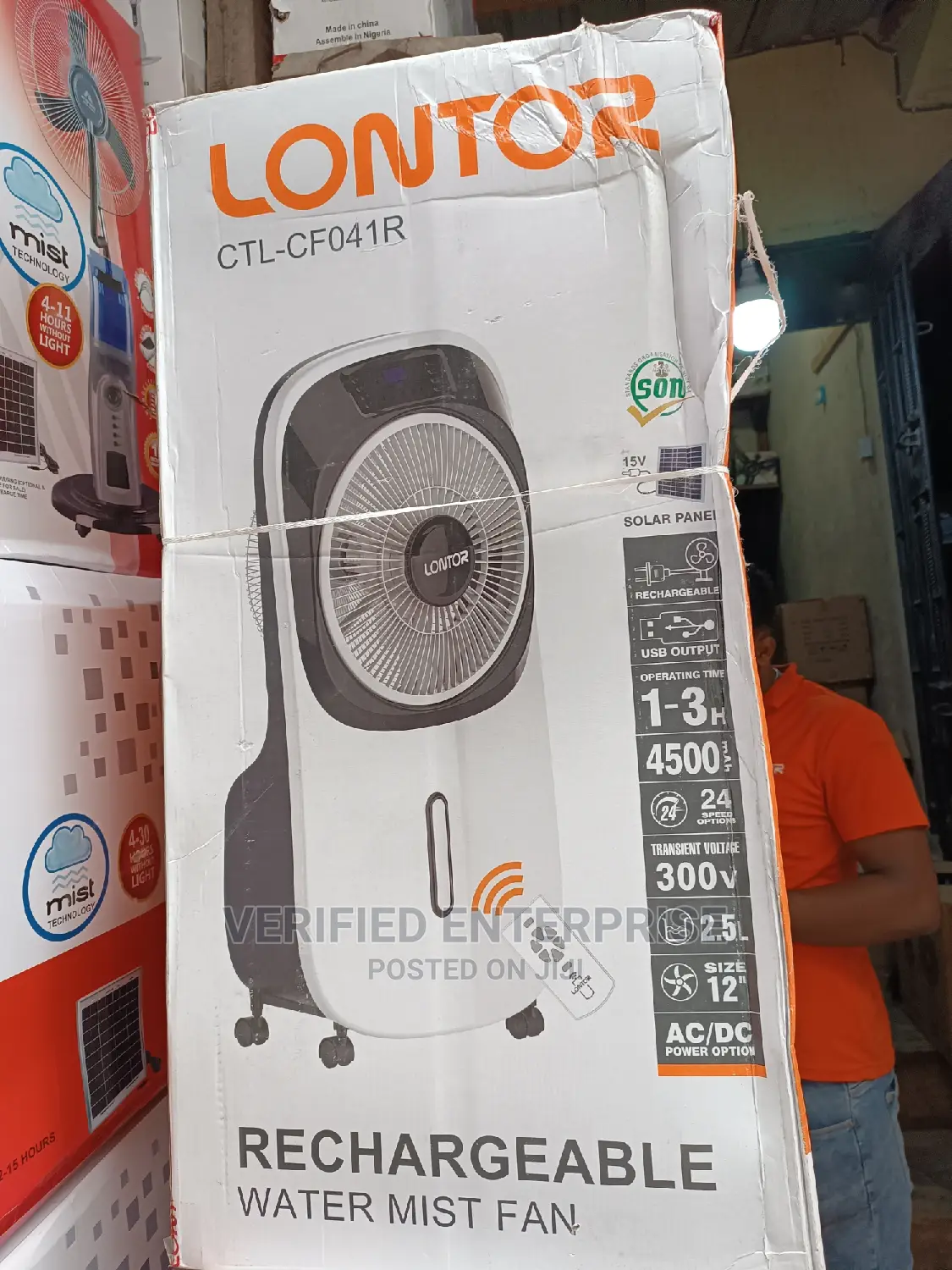 Lontor Rechargeable Air Cooler