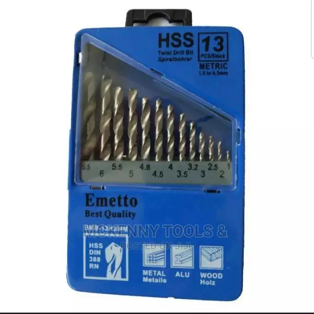 13pcs HSS Drill Bit Set (1-6.5mm