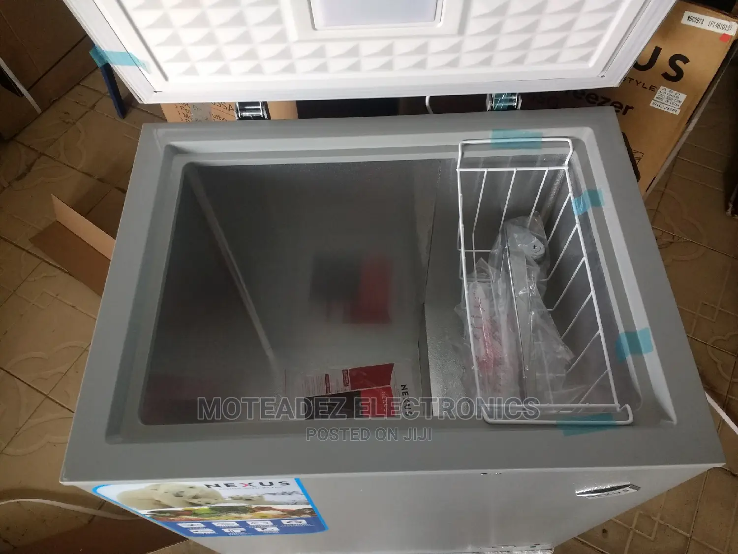 Nexus 150L Fast Freeze Chest Freezer (NX-160G) Silver