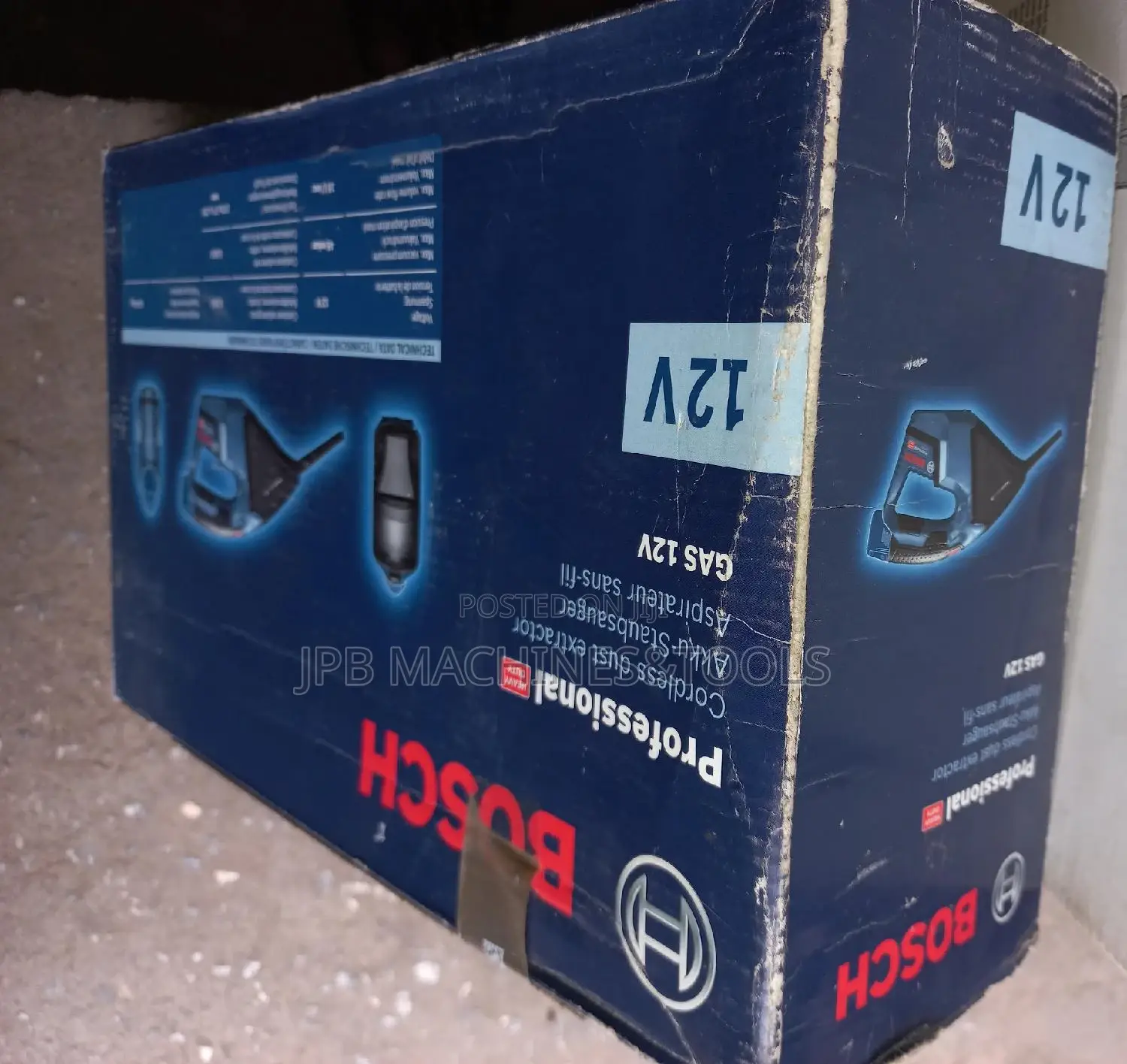 Gas 12v Bosch Cordless Vacuum Cleaner