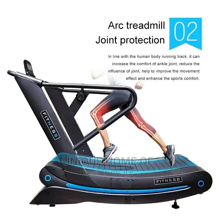 The UNIQUE Fitness Curved Treadmill