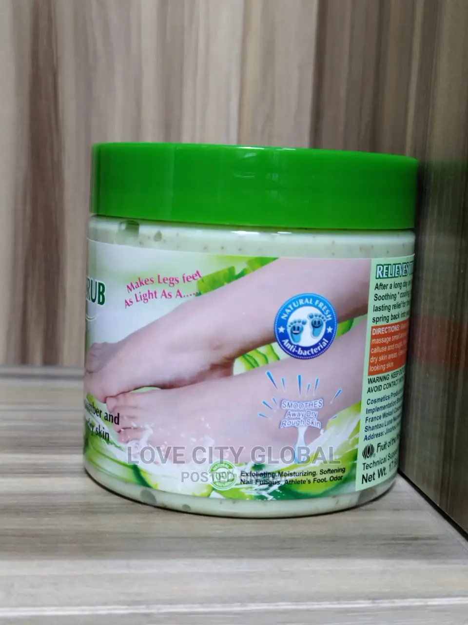 Foot Scrub With Cucumber - Aching Leg Foot Repair Feet Crack