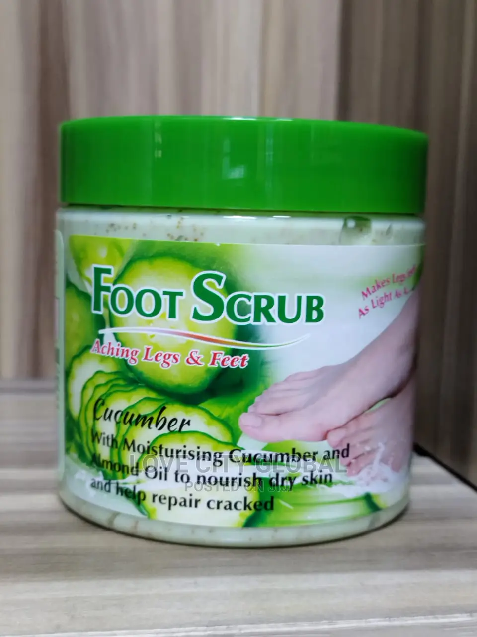 Foot Scrub With Cucumber - Aching Leg Foot Repair Feet Crack