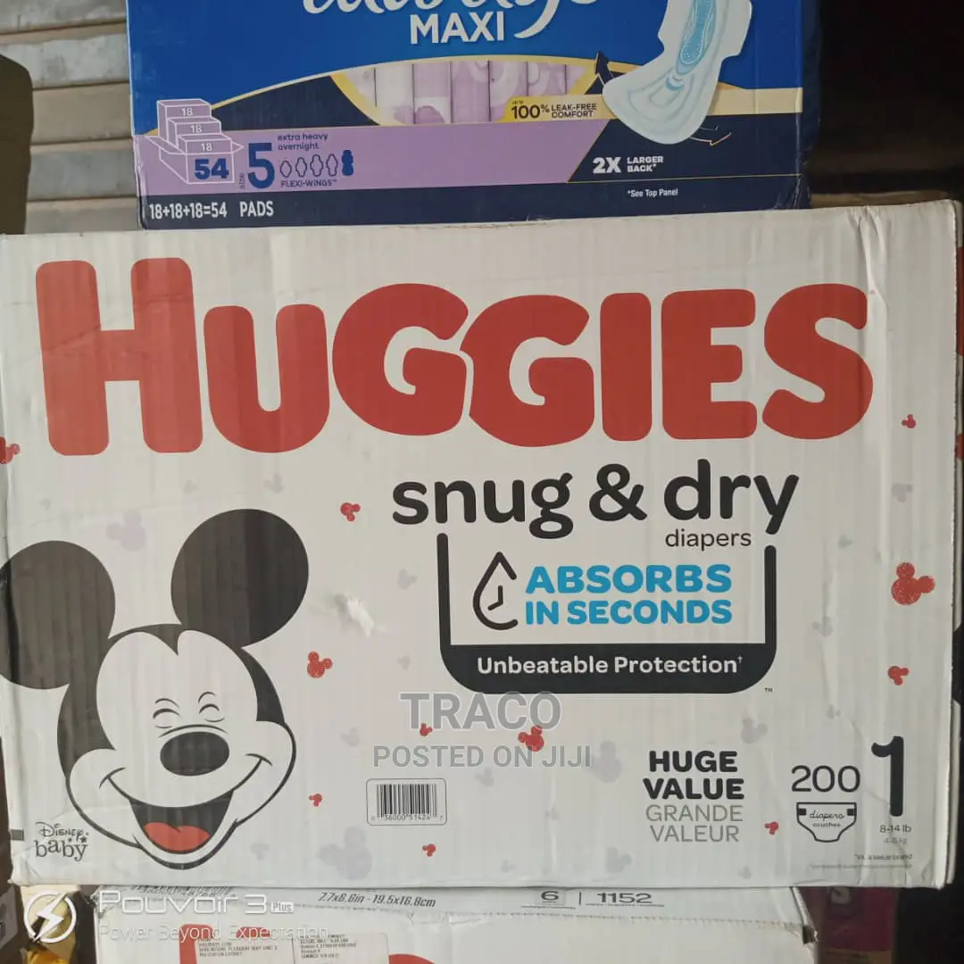Huggies Snug Dry Diaper Size 1-200count