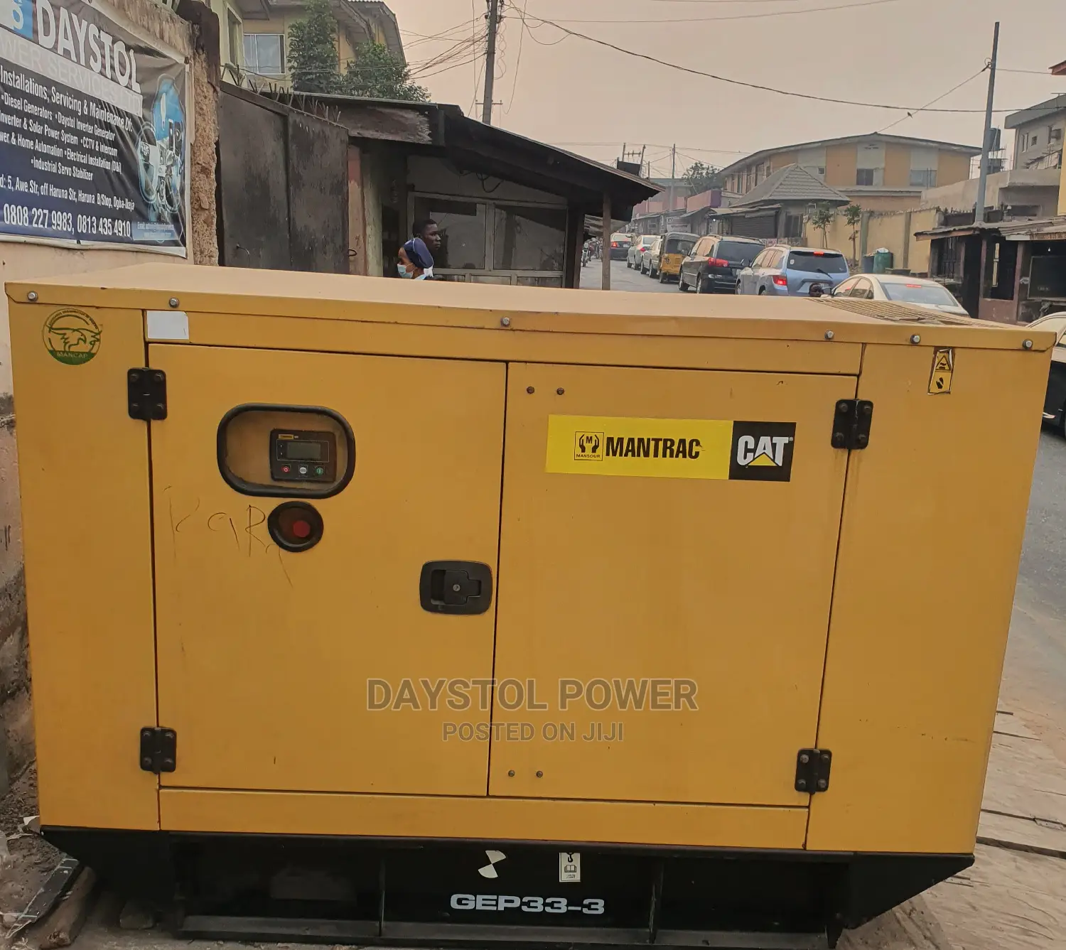 Super Clean 30/33kva Cat Mantrac Soundproof Diesel Generator